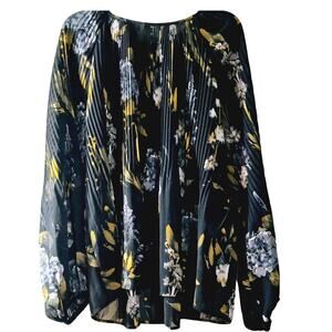 Women's Accordian Style Floral Blouse by A New Day